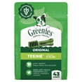thumbnail image 1 of Greenies Original Flavor Adult Natural Dental Dog Treats Teenie Size, 12 oz Pack (43 Count), 1 of 13