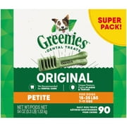 Greenies Petite Original Flavor Dental Treats for Dogs, 54 oz Box
