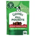 thumbnail image 1 of Greenies Pill Pockets for Dogs Hickory Smoke Flavor Small Size Soft Dog Treats, 3.2 oz Pouch, 1 of 10