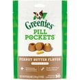 thumbnail image 1 of Greenies Pill Pockets For Dogs Peanut Butter Large, Capsule Size Soft Dog Treats, 7.9 Oz, (30 Pk), 1 of 11
