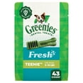 thumbnail image 1 of Greenies Fresh Flavor Adult Natural Dental Dog Treats Teenie Size, 12 oz Pack (43 Count), 1 of 13