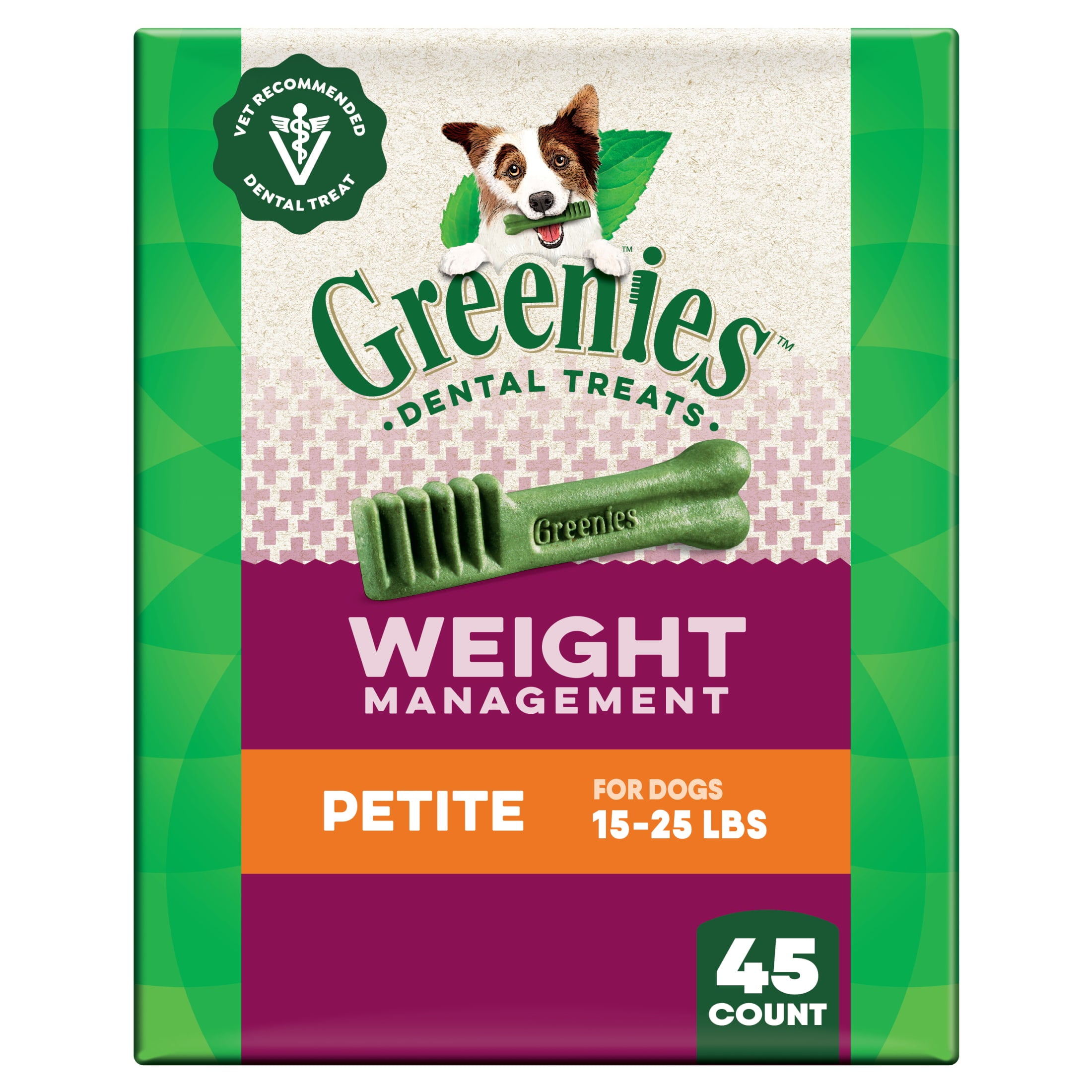 Greenies Adult Natural Dental Dog Treats Large Size, Blueberry Flavor, 12 oz. Pack, 8 Count