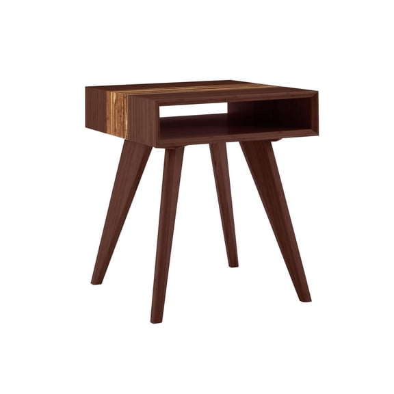 Greenington Azara Tiger End Table, Sable
