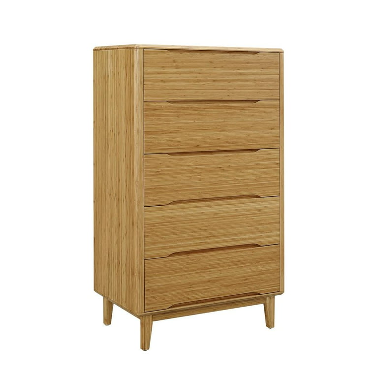 Greenington CURRANT Bamboo Five Drawer Chest - Caramelized