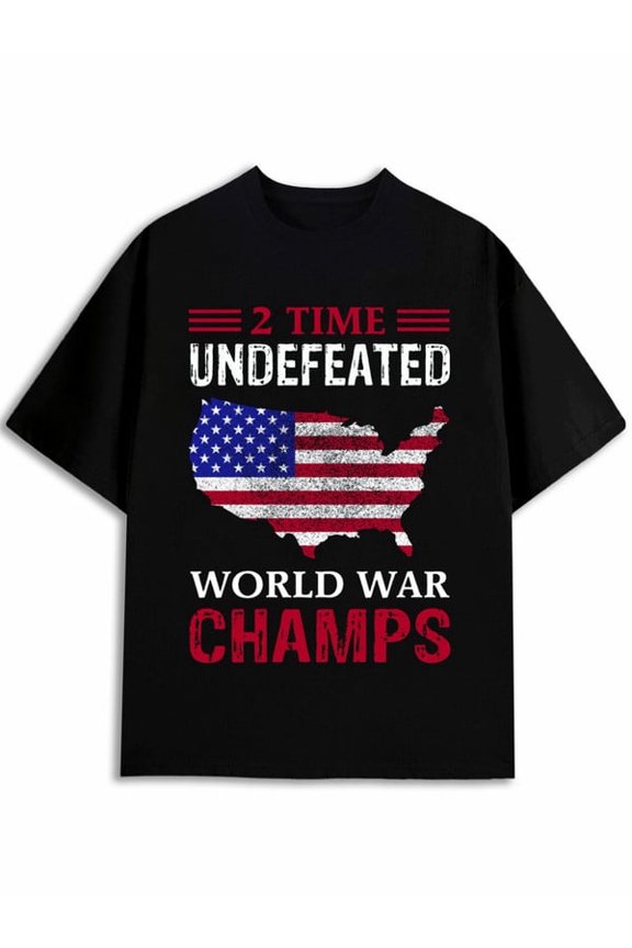 2x Undefeated WW Champs Tee For men comfort colors tshirt black gifts graphic tees Comfortable loose T-shirt Vintage Unisex Shirt Graphic tshirts