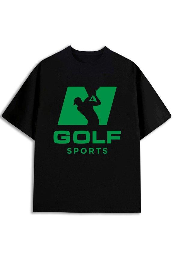 Golf Sports Oversized Tee Mens comfort colors tshirt black short elegantly Hip-hop street style Trendy Unisex Shirt Short Sleeve tshirts