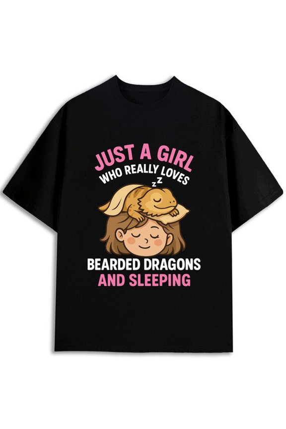 Bearded Dragon Sleep Lover Tee mens graphic t shirts black elegantly limited edition spring and summer clothing Classic Unisex Shirt Graphic tshirts