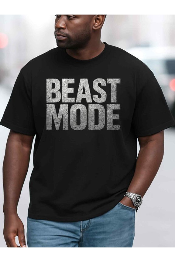 Beast Mode Power Tee mens comfort colors tshirt black short elegant For summer Casual Daily Wear Funny Unisex Shirt Short Sleeve tshirts