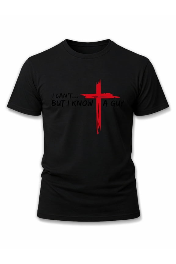 Can't Do It? Know a Guy! men's Crew neck T-shirts black limited edition gifts Hip-hop streetwear Basic Unisex Shirt Graphic Tee tshirts