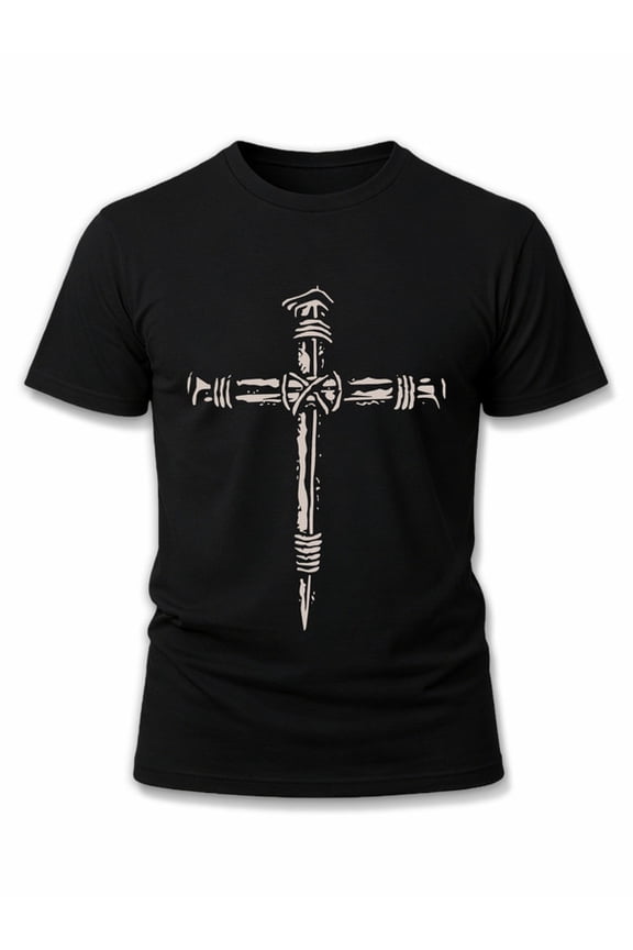 Cross Dagger T-Shirt mens Crew neck T-shirts black limited edition 2026 Cool shirts, Funny shirts, t shirt Classic Unisex Shirt Printed tshirts