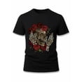 thumbnail image 1 of Greenink Day of the Dead Skull T-Shirt Men graphic t shirts black graphic tees gifts t shirts For summer Fall Classic Unisex Shirt Crewneck tshirts, 1 of 7
