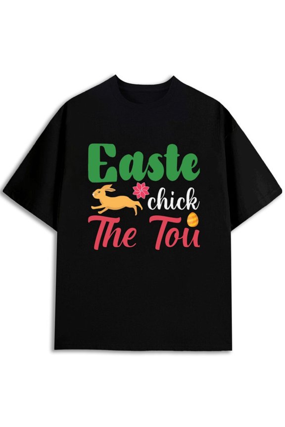 Easter Bunny Arrival Tee t shirts men's gifts casual affordable black Breathable fabric, round neck, short sleeves for summer Casual Daily Wear Hip-hop street-style Perfect for