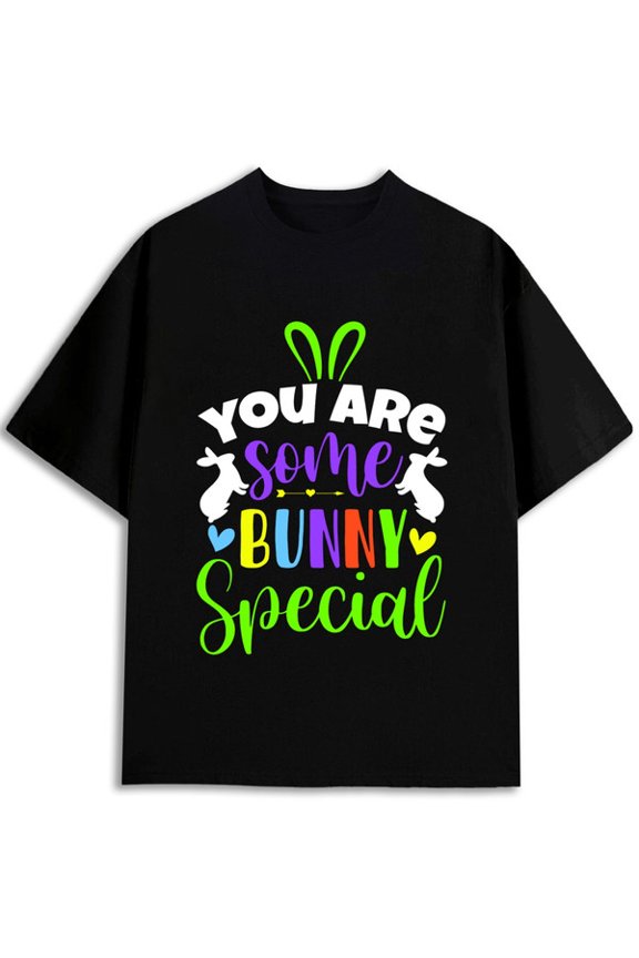 Every Bunny Welcome Tee graphic t shirts Mens graphic elegant short black Everyday and weekend wear Lightweight, perfect for casual wear, ideal for outdoor activities season