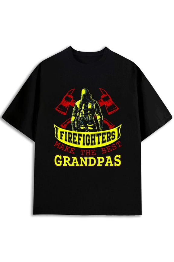 Firefighter Memories T-Shirt T-shirts Men graphic tees funny gifts black for summer Casual Daily Wear Wearable year-round Hip-hop streetwear Everyday and weekend wear Casual