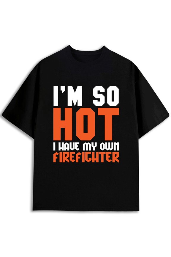 Firefighter's Hot Pride Tee for men t shirts black elegant graphic tees Spring and summer clothing Unique Design Unisex Shirt Graphic Tee tshirts
