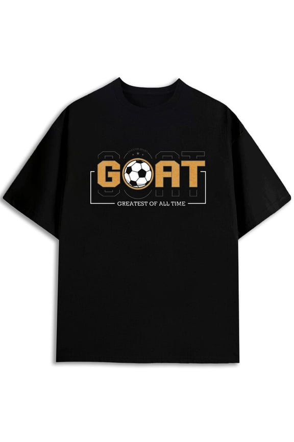 GOAT Soccer Tee Men's Soccer Fan black Spring and summer clothing t shirts For summer Fall World Cup 2026 gift Original Unisex Shirt Printed tshirts