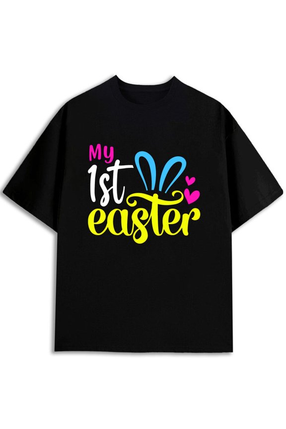 Happy Easter Bunny T-Shirt funny t shirts men's summer graphic affordable black season fun and playful, cool T-shirt, funny T-shirt Spring and summer clothing Everyday and weekend