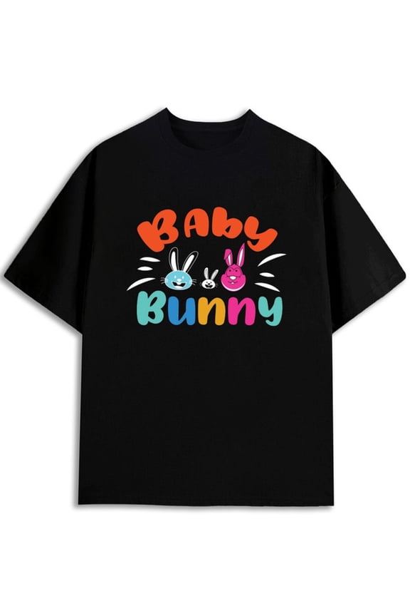 Hip Hop Easter Bunny Tee t shirts men's graphic short gifts black fun and playful, cool T-shirt, funny T-shirt All-season fitness top, stylish and sporty look, durable activewear