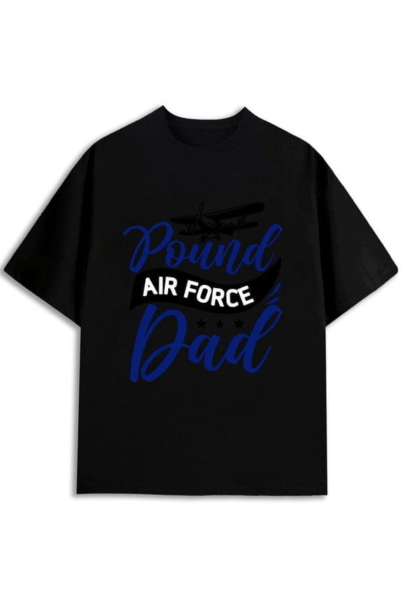 Proud Air Force Dad Tee men's t shirts black elegant graphic tees Soft and comfortable Weekend casual wear Classic Unisex Shirt Graphic Tee tshirts