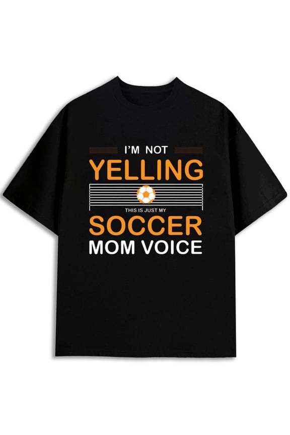 Soccer Mom Voice Tee Men's World Cup 2026 black Stylish summer outerwear Perfect for exercise World Cup gift Original Unisex Shirt Printed tshirts