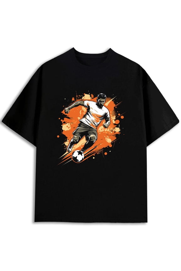 Soccer Splash T-Shirt Mens World Cup black Daytime and weekend wear Spring and summer clothing World Cup 2026 gift Retro Unisex Shirt Printed tshirts