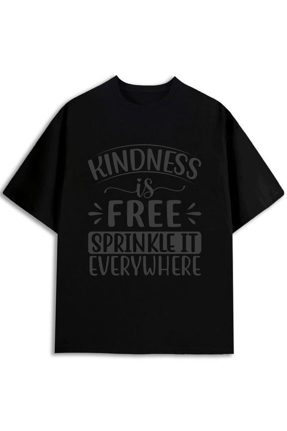 Kindness Sprinkles Tee mens graphic t shirts black short summer Unique designs, summer prints Hip-hop streetwear Casual Unisex Shirt Crewneck tshirts