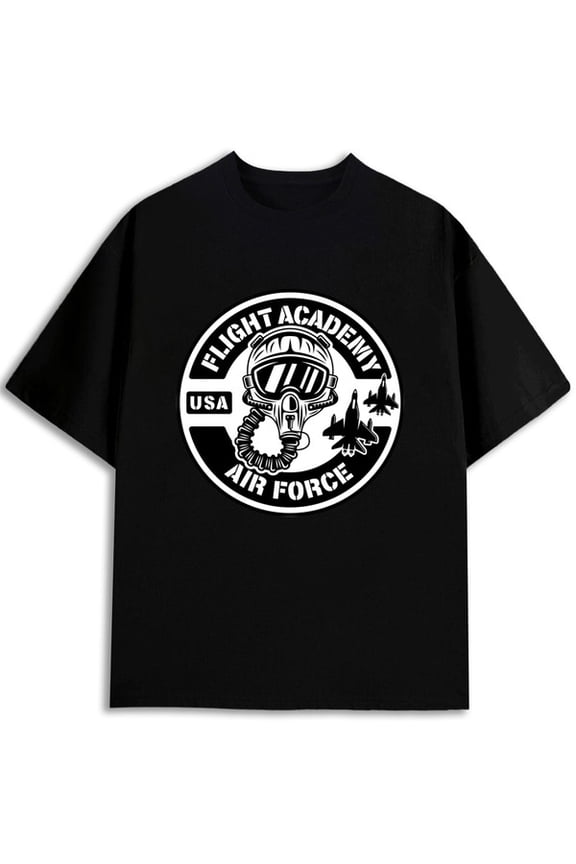 USA Air Force Flight Academy T-Shirt men t shirt black elegant summer Wearable year-round Weekend casual wear Fashion Unisex Shirt Printed tshirts