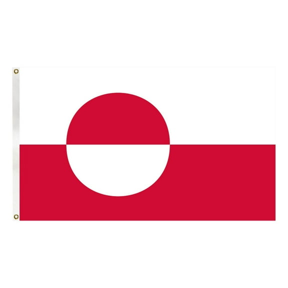 Greenland Flag 90x150cm Polyester Cloth Flags Of Various Countries Around