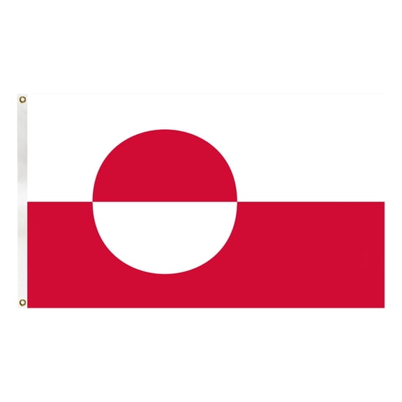 Greenland Flag 90x150cm Polyester Cloth Flags of Various Countries Around