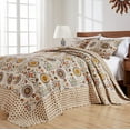 thumbnail image 1 of Greenland Home Andorra Medallion Cotton Bedspread Set, Multi, 3-Piece Queen, 1 of 4
