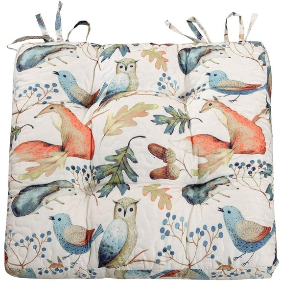 Greenland Home Barefoot Bungalow Triple-Layered Chair Pad - Seat Cushion - Willow - Single