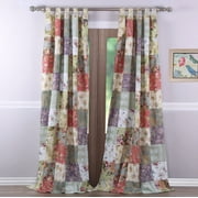 Greenland Home Fashion Blooming Prairie Window Panel Pair - Multi 42x84"