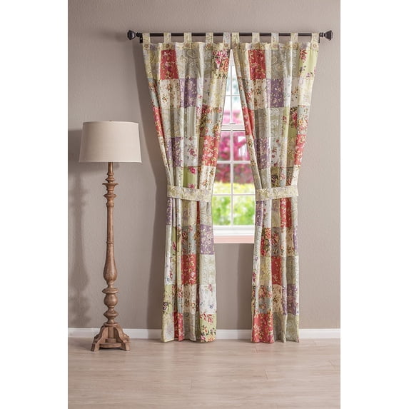 Greenland Home Fashion Blooming Prairie Window Panel Pair - Multi 42x84"