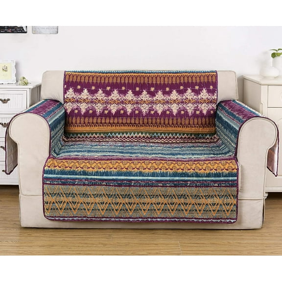 Greenland Home Fashion Southwest Furniture Protector - Loveseat, Multi 103x76"