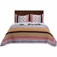 thumbnail image 1 of Greenland Home Fashion Thalia Quilt Set - 3 - Piece - King 105x95", Multi, 1 of 7