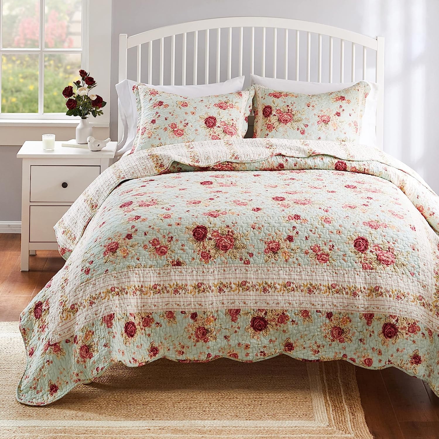 Copriletto Greenland Home In Cotone 100% - Set 3 Pezzi King Size (304x299 Cm) Con Federe - Talpa, Certificato OEKO-TEX - 3