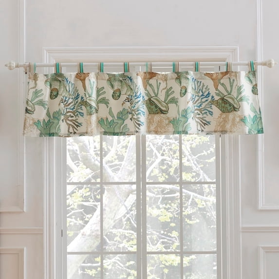 Greenland Home Fashions Atlantis Jade Window Valance