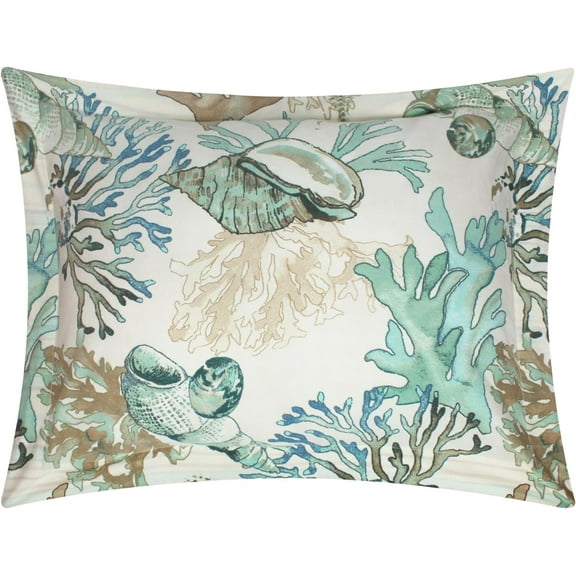 Greenland Home Fashions Atlantis Rose Luxurious Comfortable Ultra Soft 100% Cotton Pillow Sham King