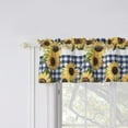 thumbnail image 1 of Greenland Home Fashions Barefoot Bungalow Sunflower Window Valance - 84x16", Gold, 1 of 6