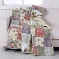 thumbnail image 1 of Greenland Home Fashions  Blooming Prairie 100% Cotton Authentic Patchwork Throw Quilt, 1 of 4