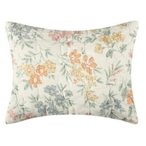 Greenland Home Fashions Chloe Modern Floral Pillow Sham, Standard
