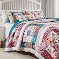 thumbnail image 1 of Greenland Home Fashions Harmony Cotton-Rich Quilt and Pillow Sham Set, 1 of 3