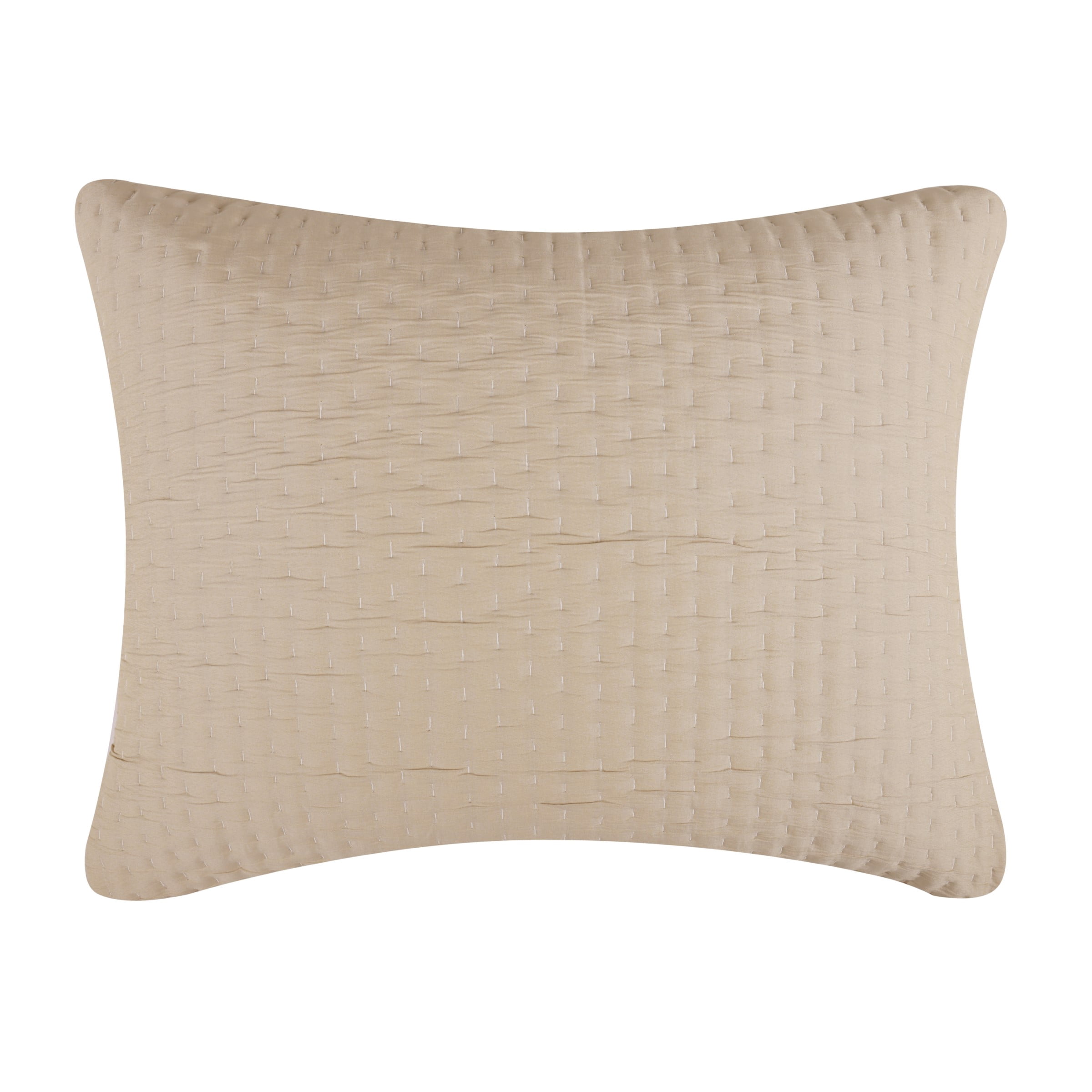 Greenland Home Fashions Homestead Modern Artisan Matelassé Pillow Sham, Natural, Standard