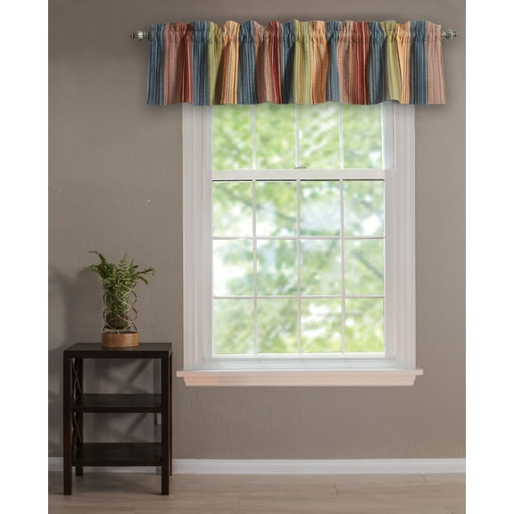 Greenland Home Fashion Katy Window Valance - Multi 84x21"