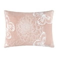 thumbnail image 1 of Greenland Home Fashions Mariposa Blossom and Butterfly Pink Matelassé Reversible Pillow Sham, King, 1 of 8