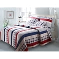 thumbnail image 1 of Greenland Home Fashions  Nautical Stripes 3-piece Quilt Set, 1 of 5
