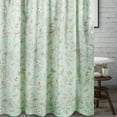 thumbnail image 1 of Greenland Home Fashions Olivia Butterfly Garden Traditional Shower Curtain, 72" x 72", 1 of 7