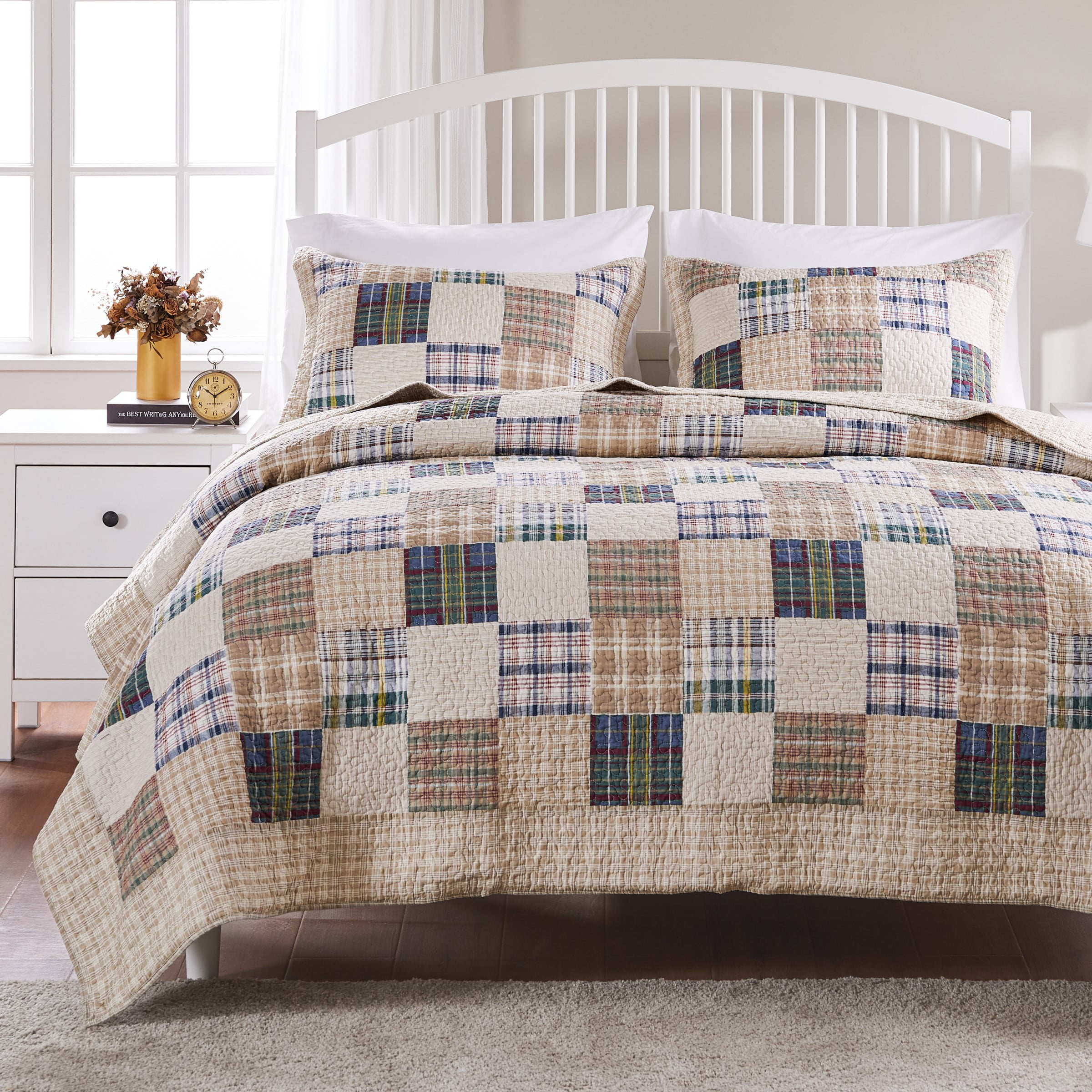 U.S Polo Assn KING Quilt Set 3 Piece sale !