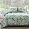 thumbnail image 1 of Greenland Home Fashions Pavona Vintage Peacock Garden Quilt Set 3-Piece King/Cal King, 1 of 7