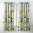 thumbnail image 1 of Greenland Home Fashions  Watercolor Dream Curtain Panels (Set of 2) Grey 63 Inches, 1 of 5